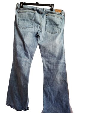 Lucky Brand Lil Maggie Sz 14/32 Light Blue Flare Low Rise Y2K 90s  Jeans